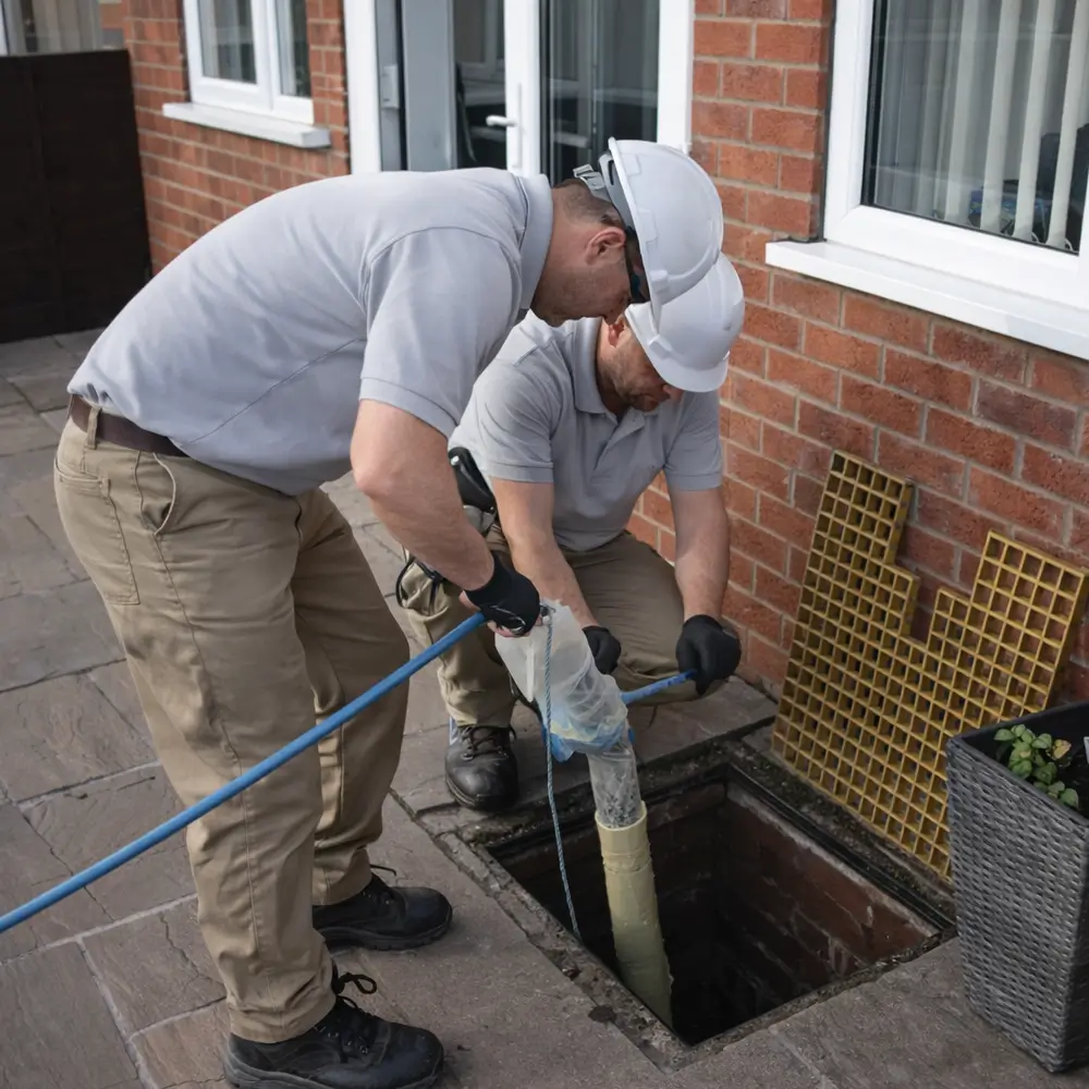 Blocked drain repair service in Hindhead